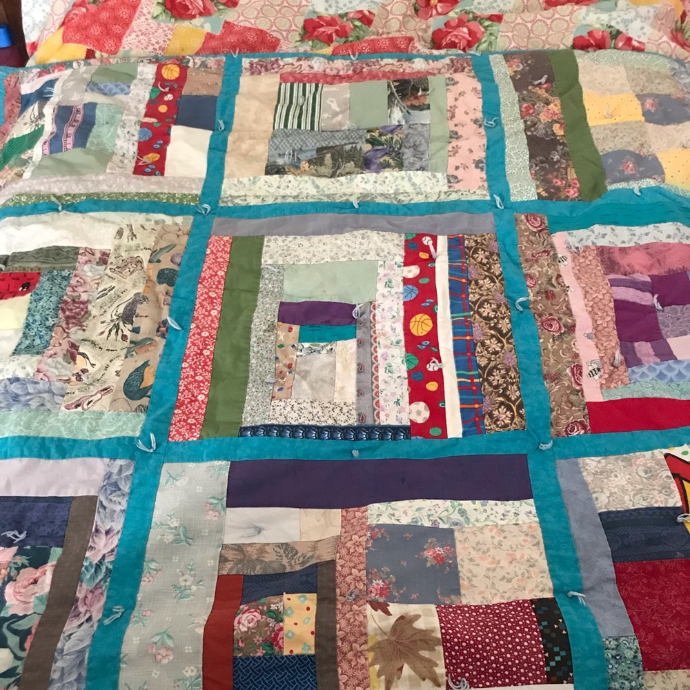 Vintage Handmade Bed Decor/Wall Decor/Blanket